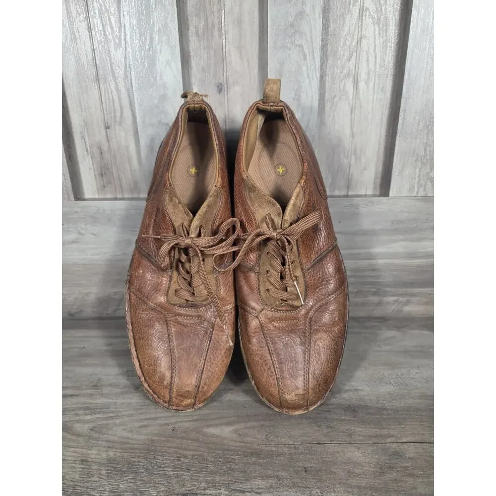 Dr. Martens 2B89 Brown Pebbled Leather Oxford Casual Shoes Men's US 11 UK 10 EU